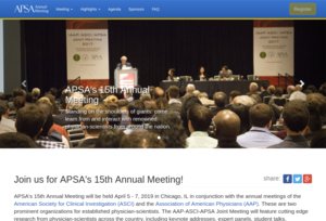 APSA's Annual Meeting Website